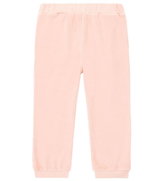 Bonton Sweatpants Velour Rose Coquillage