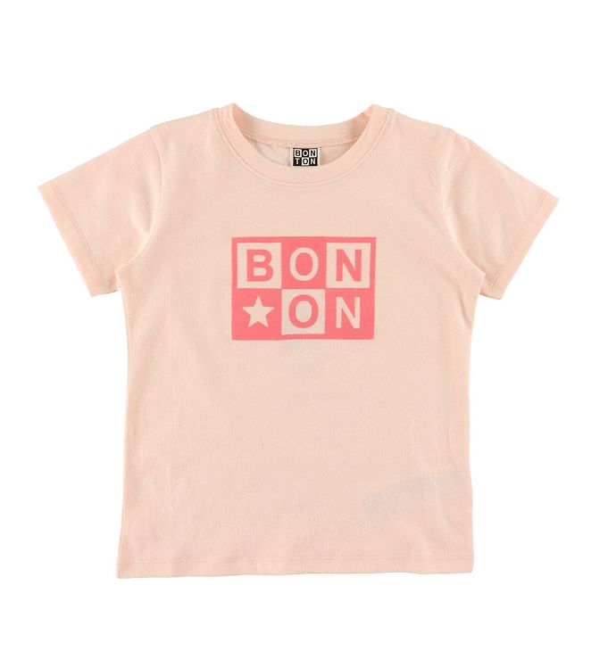 Bonton T-shirt - Logo - Rose Coquillage