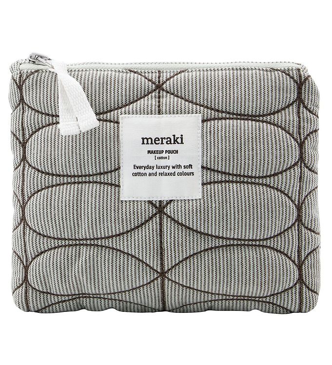 Meraki - Mentha Makeup Bag - 19 cm - Light grey/army green (303530047)
