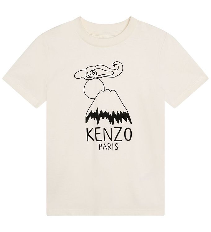 Kenzo T-shirt - Cream m. Print