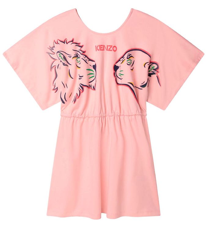 8: Kenzo Kjole - Rosa m. Print