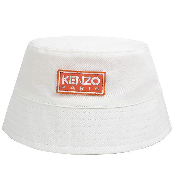 Image of Kenzo Bøllehat - Hvid m. Orange (292782-4233145)