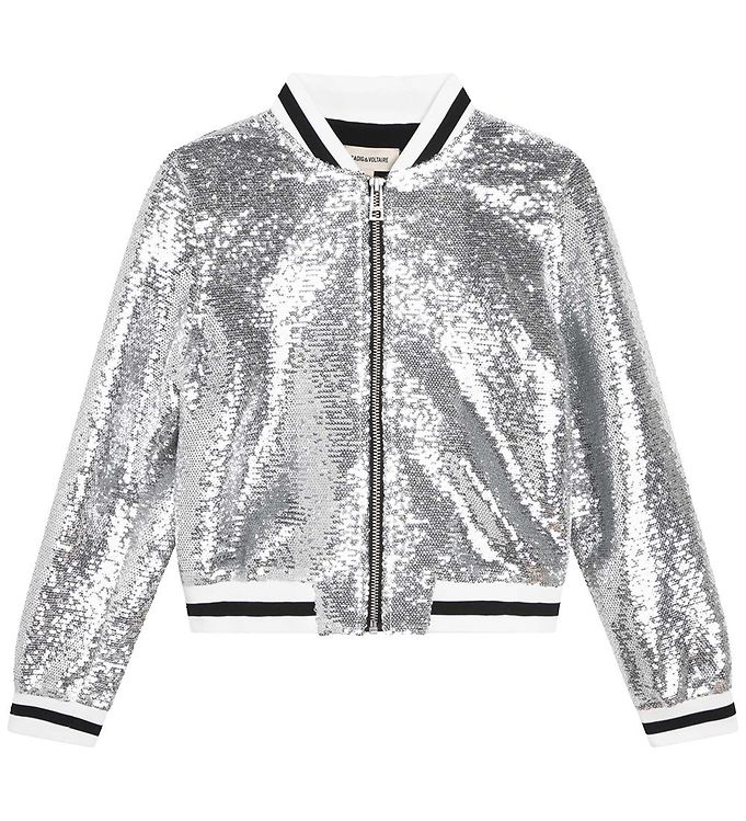 Zadig & Voltaire Jakke Sølv M. Pailletter