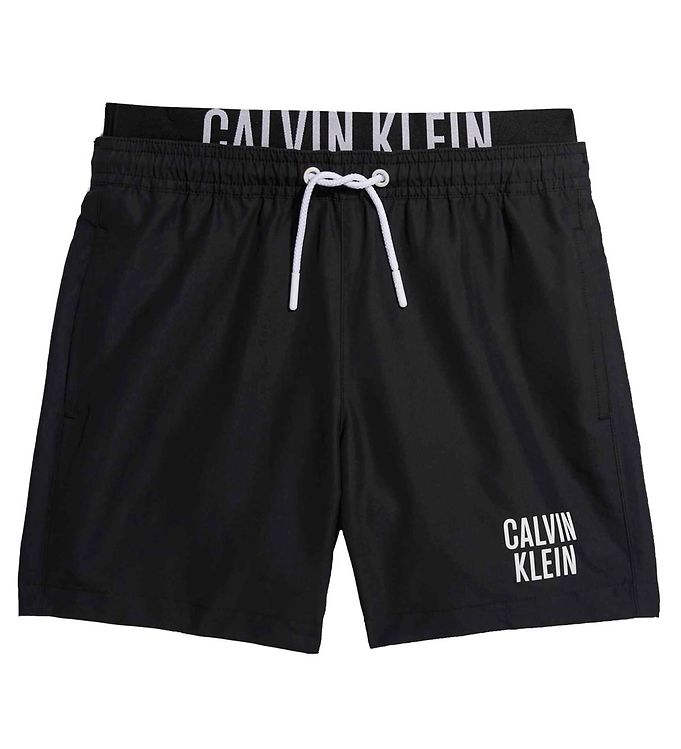 Image of Calvin Klein Badeshorts - Black - 8-10 år (128-140) - Calvin Klein Badetøj (293138-4236545)
