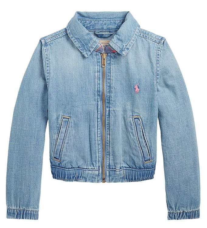 Polo Ralph Lauren Denimjakke Cropped Watch Hill Blå
