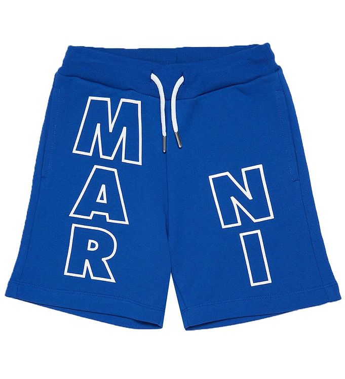 Marni Sweatshorts Blå M. Hvid