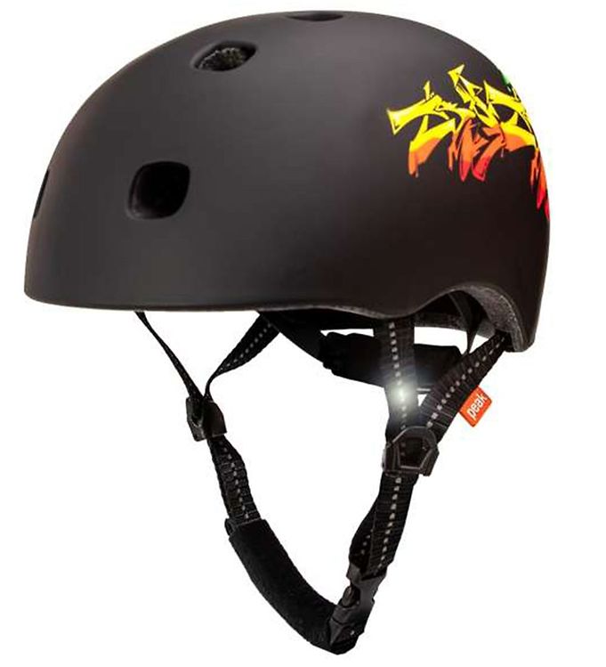 Image of Crazt Safety Cykelhjelm - Ramp - Black Grafitti - 54-59 cm - Crazy Safety Cykelhjelm (293574-4241292)