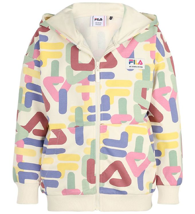 Image of Fila Cardigan - Trennewurth - Antique White Letter Aop (294221-4249095)