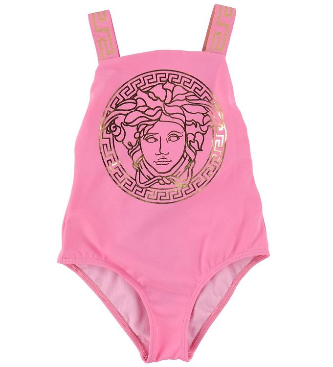 Image of Versace Badedragt - Pink Paradise m. Guld - 8 år (128) - Versace Badetøj (294858-4259053)