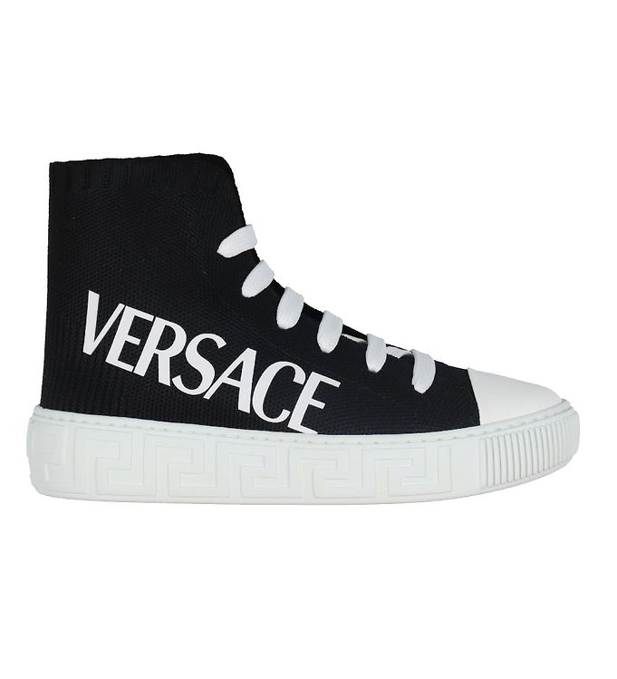 #3 - Versace Støvler - La Greca Hightop - Sort m. Logo