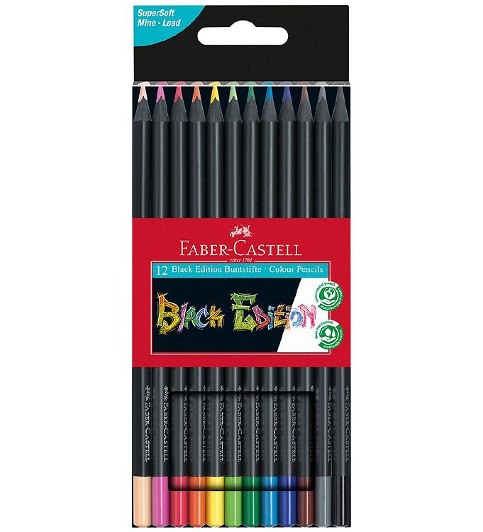 Image of Faber-Castell Farveblyanter - 12 stk. - Trekantet - Multi (294154-4248544)