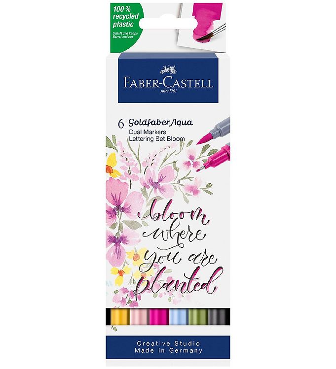 Image of Faber-Castell Tuscher - 6 stk. - Lettering (294247-4249388)