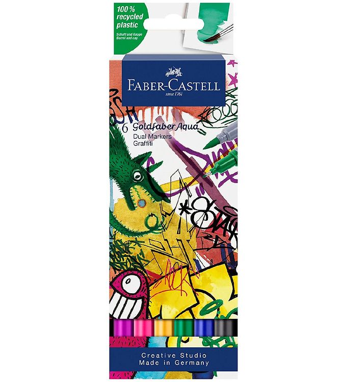 Faber-Castell Tuscher - 6 stk. - Graffiti