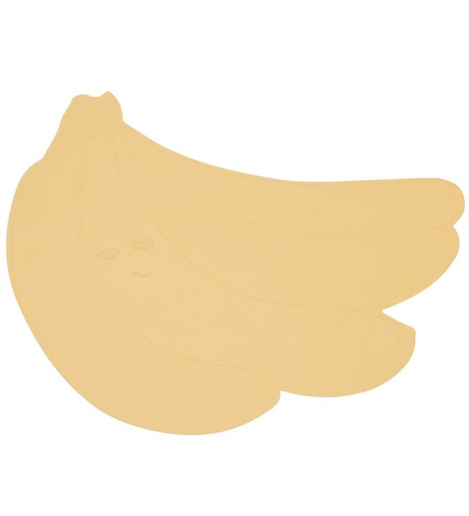 Image of OYOY Dækkeserviet - Silikone - Placemat - Banana (293988-4245995)