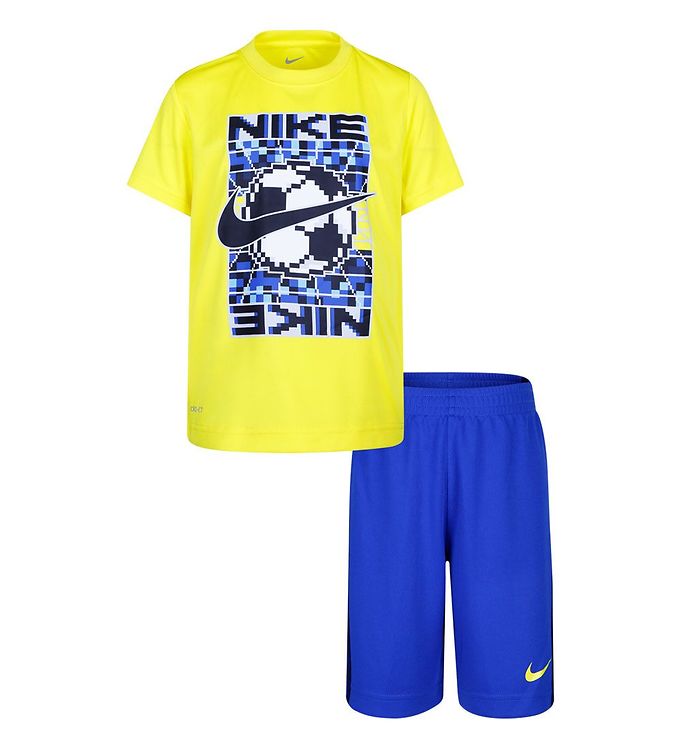 8: Nike Shortssæt - T-shirt/Shorts - Dri-Fit - Game Royal