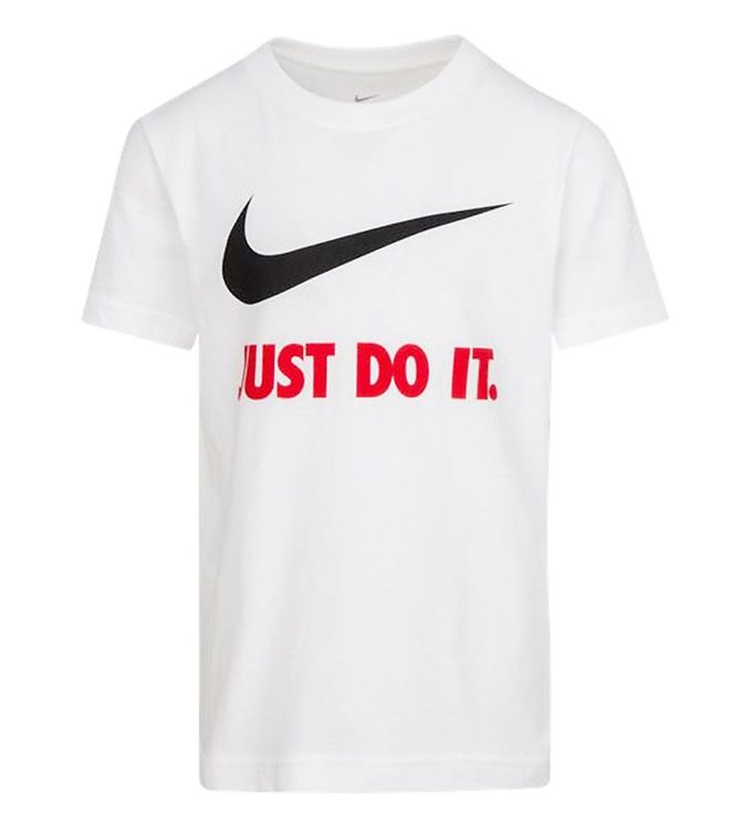 Nike T-shirt - Hvid/Rød male