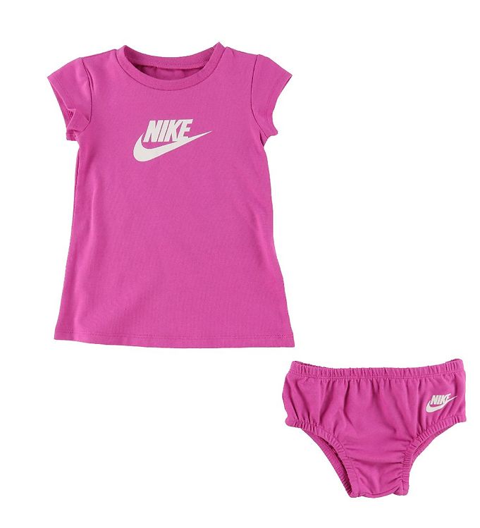 Nike Sæt - Kjole/Bloomers - Active Fuchsia