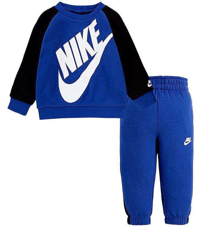 Nike Sweatsæt - Sweatshirt/Sweatpants- Game Royal