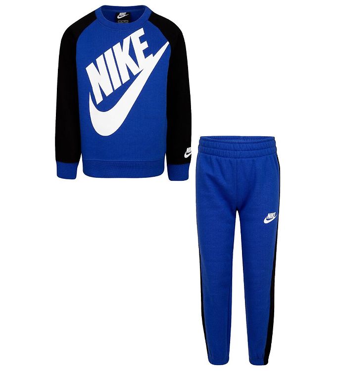 4: Nike Sweatsæt - Sweatshirt/Sweatpants - Game Royal