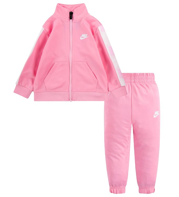 #2 - Nike Træningssæt - Cardigan/Bukser - Pink