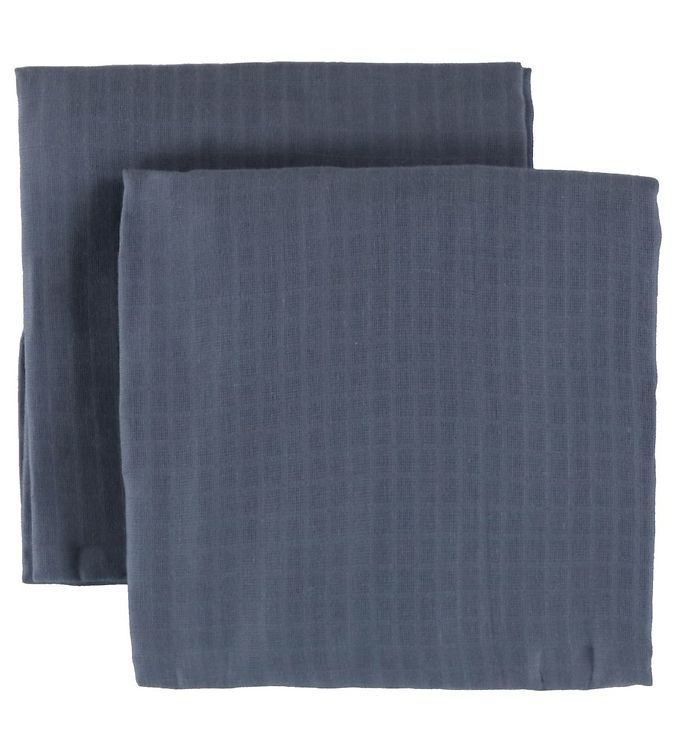 6: Müsli Babysvøb - 120x120 - 2-pak - Muslin - Indigo