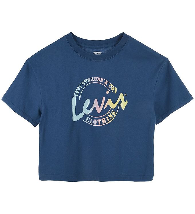 6: Levis Kids T-Shirt - True Navy m. Glimmer