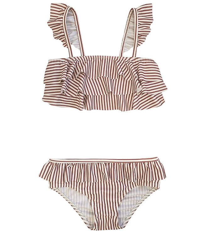 Mini A Ture Bikini - UV50+ - Guilia - Acorn Brown Stripes