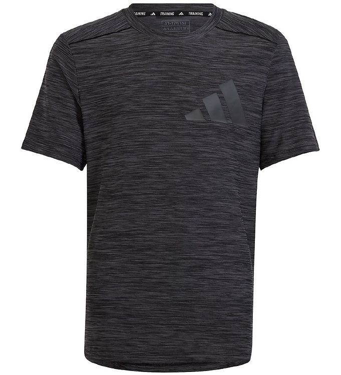 adidas Performance T-Shirt - B TI Heather TEE - Grå