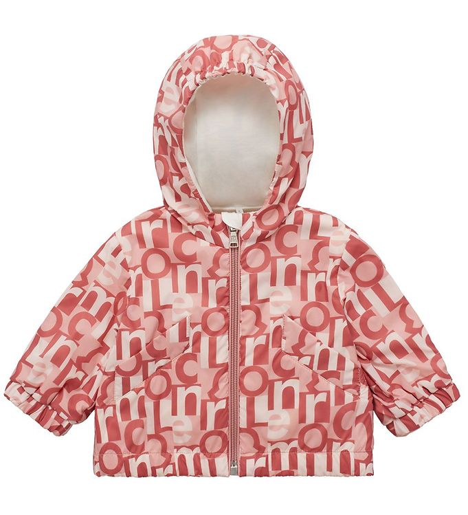 4: Moncler Jakke - Vernant - Rosa m. Print