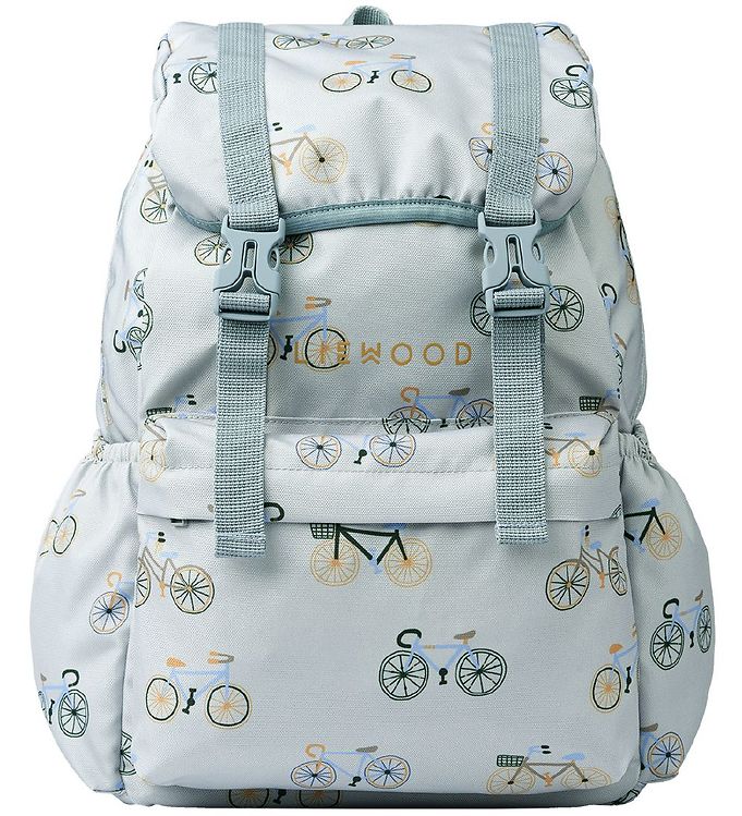 2: Liewood Helena Skoletaske Bicycle Cloud Blue