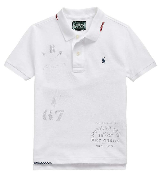 Polo Ralph Lauren Polo - Country - Hvid m. Print