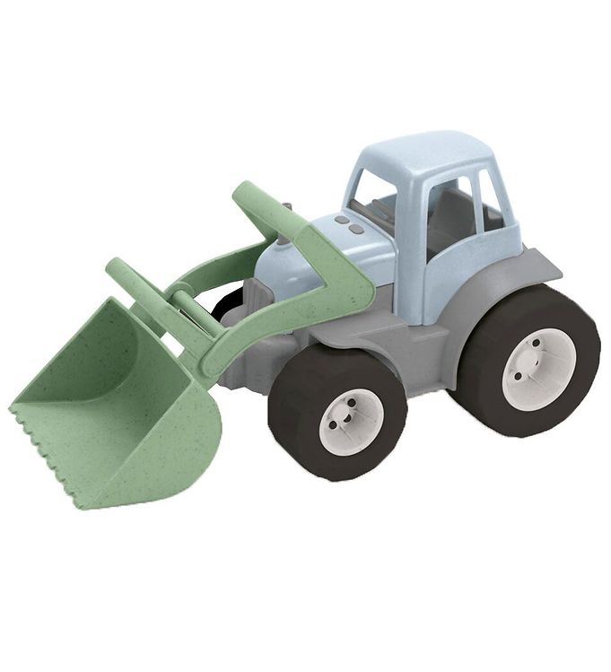 Image of Dantoy BIO Plastic Traktor m. Grab - Blå/Grøn (295156-4261634)