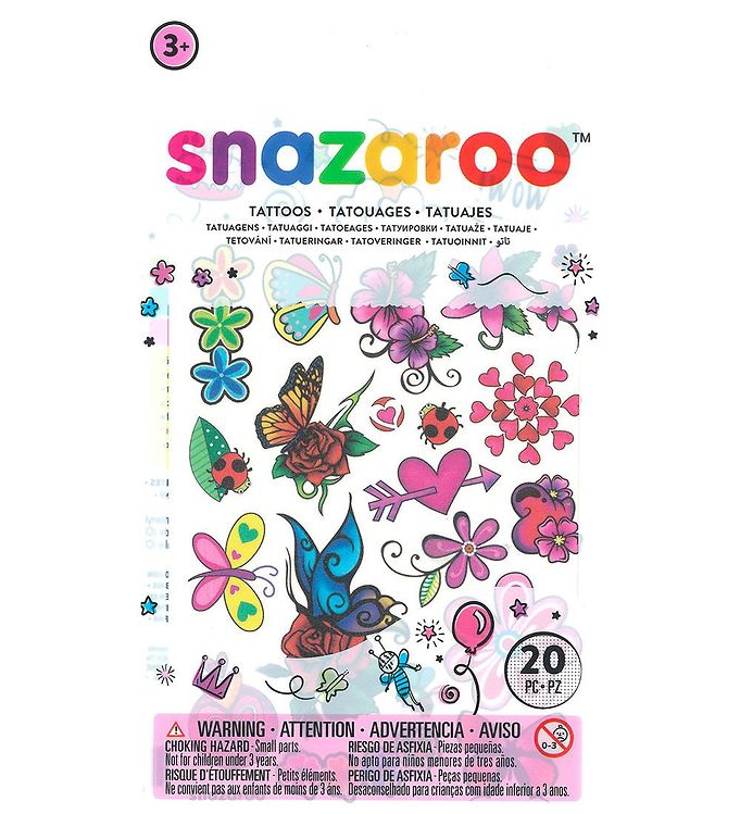 Image of Snazaroo Tatoveringer - 20 Stk. - Forår - OneSize - Snazaroo Tatoveringer (295553-4265985)