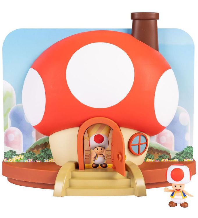 Image of JAKKS Pacific Legesæt - Super Mario - Toad House - OneSize - JAKKS Pacific Legetøj (297645-4292503)