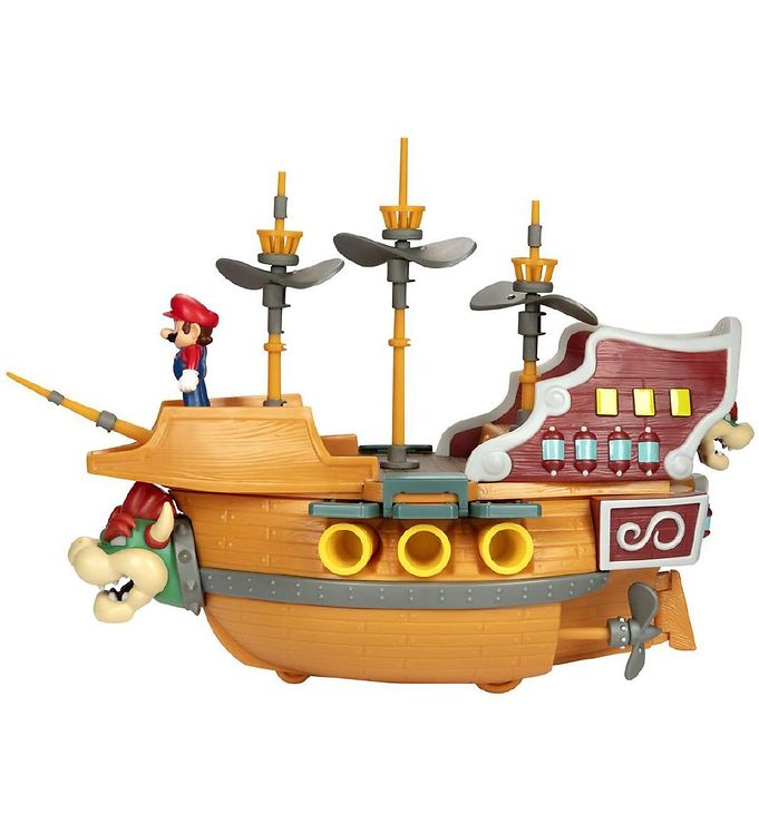 Image of JAKKS Pacific Legesæt - Super Mario - Bowser Ship - OneSize - JAKKS Pacific Legetøj (297653-4292531)
