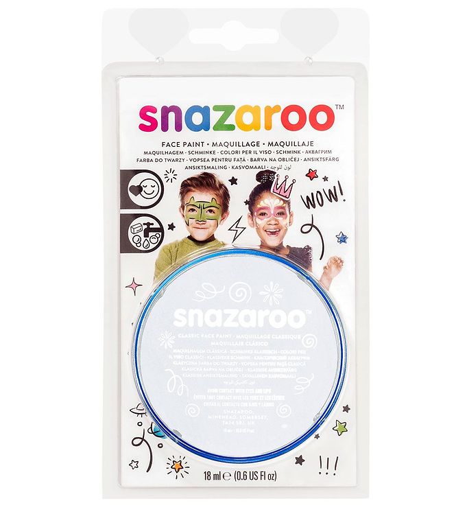 Image of Snazaroo Ansigtsmaling - 18 ml - White - OneSize - Snazaroo Maling (295581-4266207)