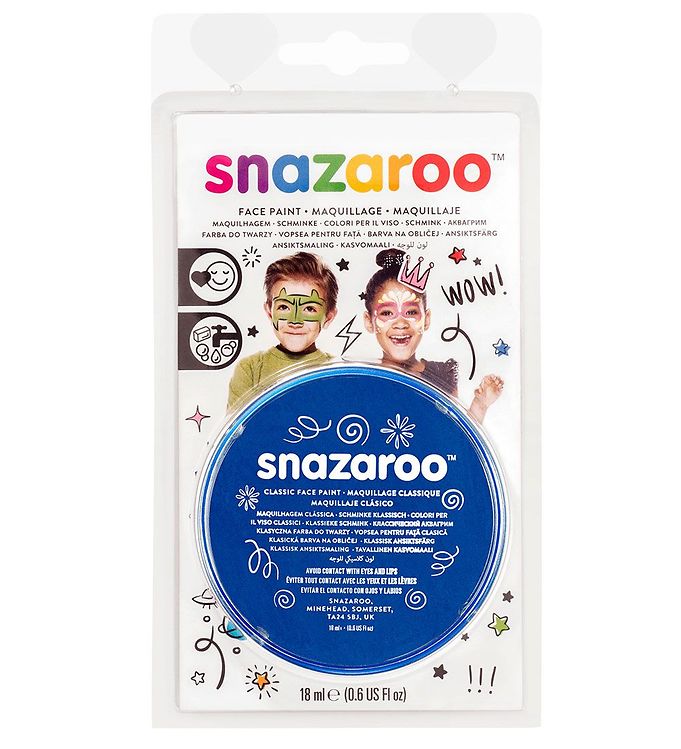 Image of Snazaroo Ansigtsmaling - 18 ml - Royal Blue - OneSize - Snazaroo Maling (295585-4266221)