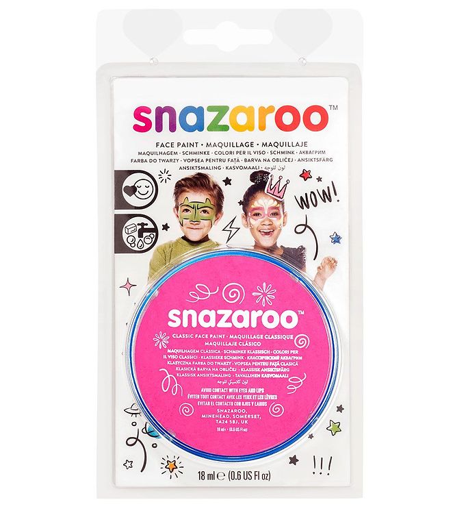 Image of Snazaroo Ansigtsmaling - 18 ml - Bright Pink - OneSize - Snazaroo Maling (295588-4266229)