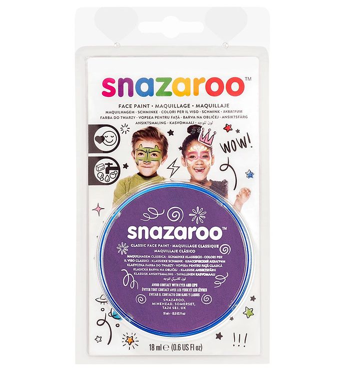 Image of Snazaroo Ansigtsmaling - 18 ml - Purple - OneSize - Snazaroo Maling (295590-4266292)