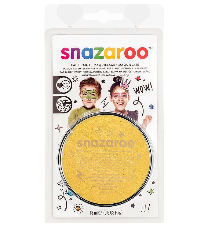 Image of Snazaroo Ansigtsmaling - 18 ml - Gold - OneSize - Snazaroo Maling (295597-4266333)