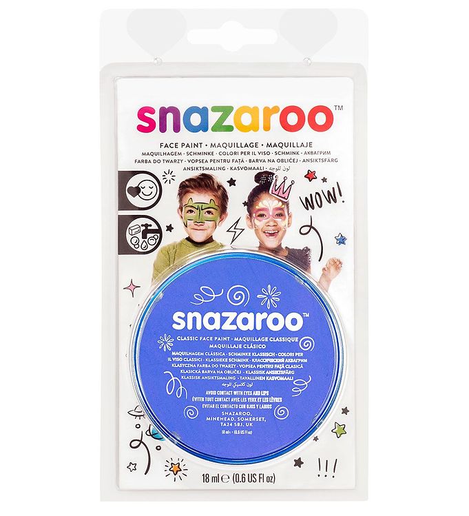 Image of Snazaroo Ansigtsmaling - 18 ml - Sky Blue - OneSize - Snazaroo Maling (295610-4266402)