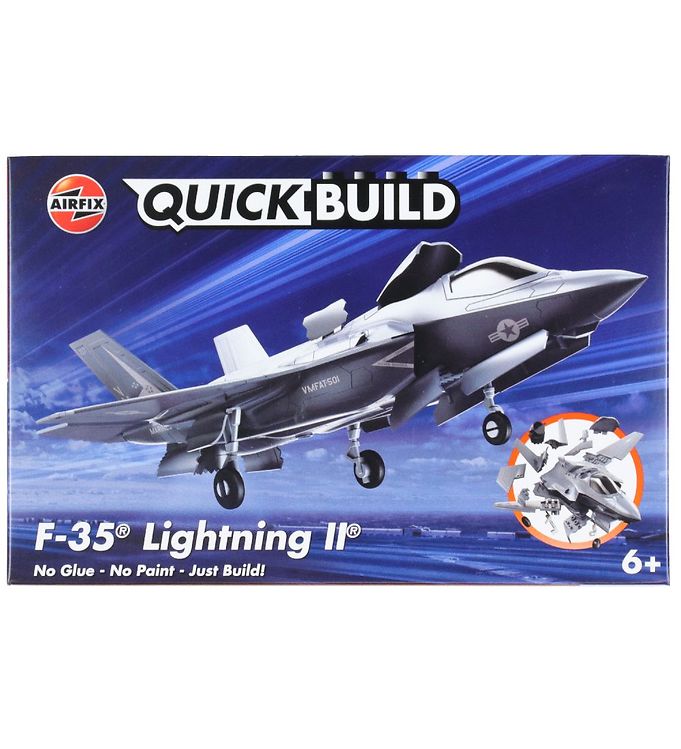 Image of Airfix Sæt - Quick Build - F-35B Lightning II - OneSize - Airfix Klodser (295651-4266809)