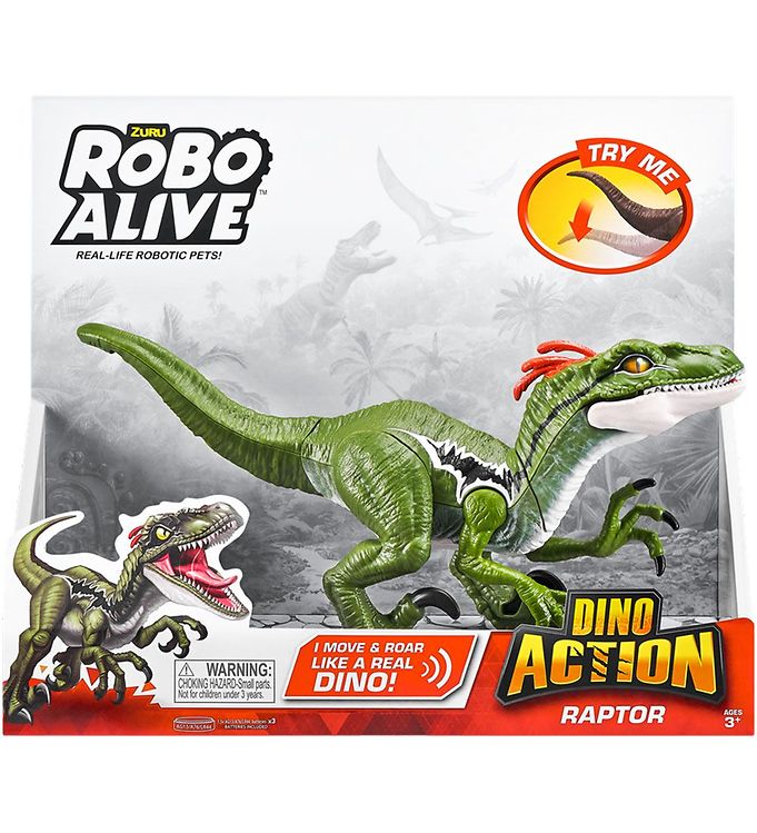 Image of Robo Alive Dino Action - Raptor - OneSize - Robo Alive Legetøj (295826-4269808)