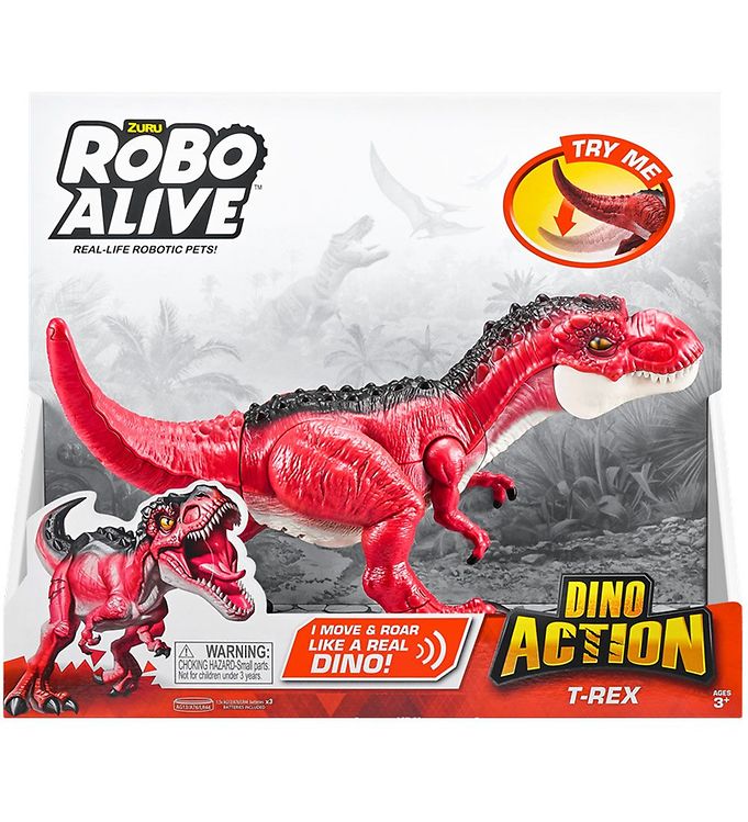 Zuru Robo Alive - T-rex Interaktiv Dinosaur Figur - Dino Action - Series 1