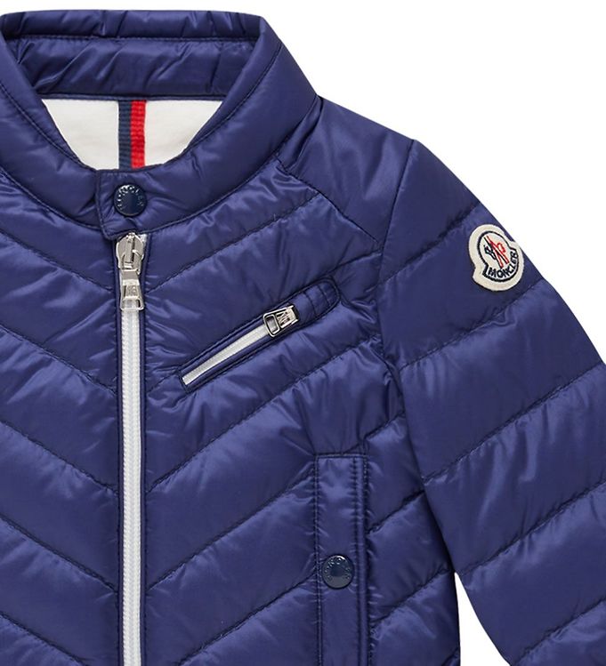 kompression detail revolution Moncler Dunjakke - Aizo - Blå » Altid gratis fragt i DK