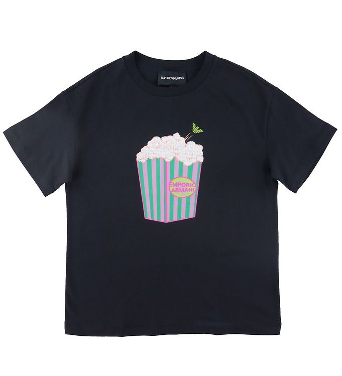 2: Emporio Armani T-shirt - Navy m. Popcorn