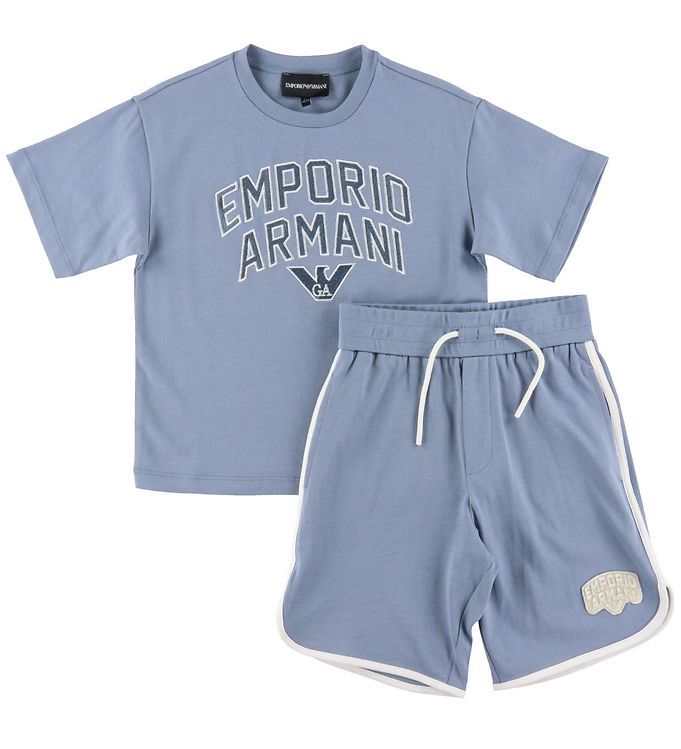 #2 - Emporio Armani T-shirt/Shorts - New Light Blue