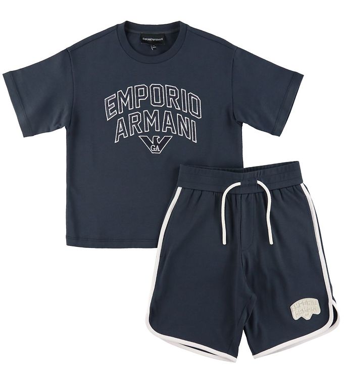 Emporio Armani Shirt Shorts Inchiostro