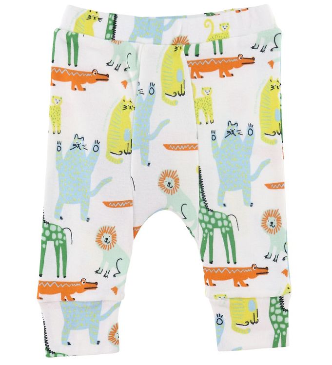 9: Stella McCartney Kids Leggings - Hvid m. Dyr