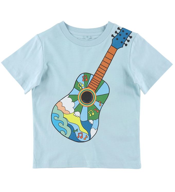 9: Stella McCartney Kids T-shirt - Blå m. Guitar